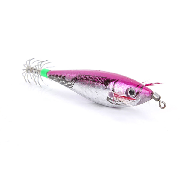 10cm Høy Kvalitet Blekksprut Fiske Hook Lokkebete Deler Fiske Tilbehør (rosa rød)