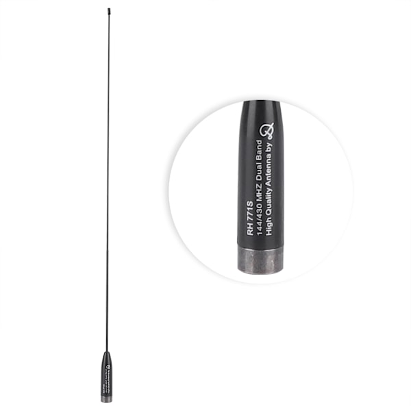 Ultratunn radio-walkie-talkie-antenn för Kenwood TK100/TK200/TK220 Dual Band Stabil Signal SM