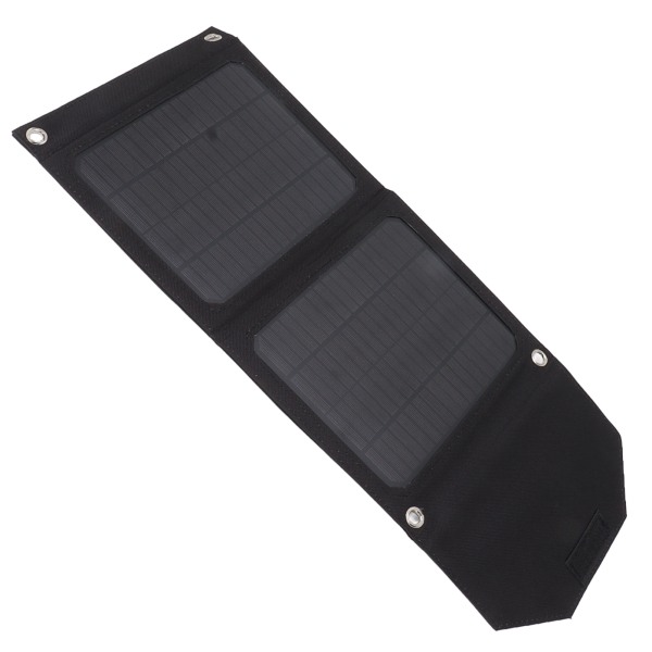 12W Solcellepanel Foldbar Bærbar Monokrystallinsk Silicium Solcellelader med USB-port til Udendørsrejser Camping