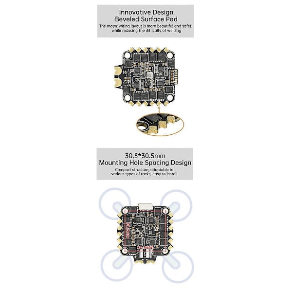 E70 G2 2-8S 70A Firmware 128K 4 IN 1 ESC FPV-kilpa-ajoon AM32