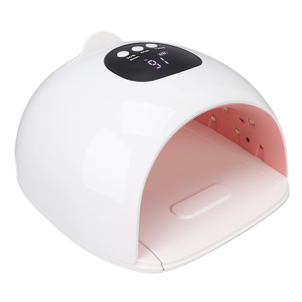 72W UV LED-nagelgelhärdningslampa 3 tidsinställningar 36 st ljuschips Snabbtorkande nagellackgel torktumlare 100-240V US-kontakt