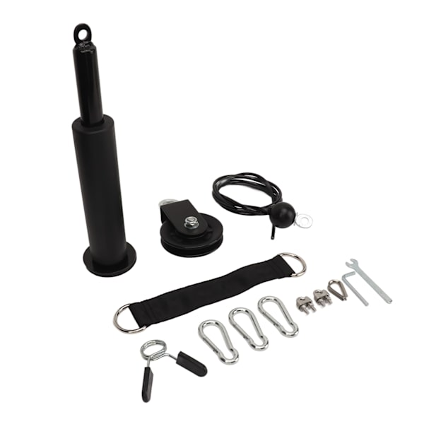 Vekt kabel trinse system DIY hjemme kabel trinse vedlegg for treningsstudio pull down biceps curl tricep arm treningsøkter