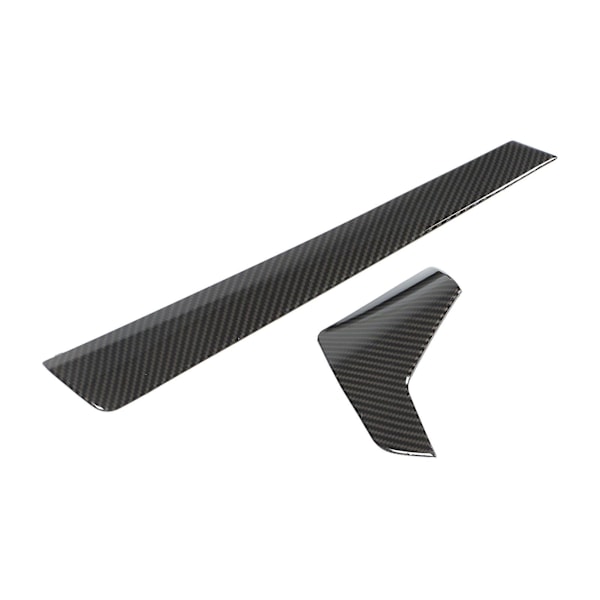 Mittkonsol Instrumentbräda Panel Skydd Trim List Kolfiberstil Kompatibel 3-serie Sedan G20 PreLCI 2020-2022
