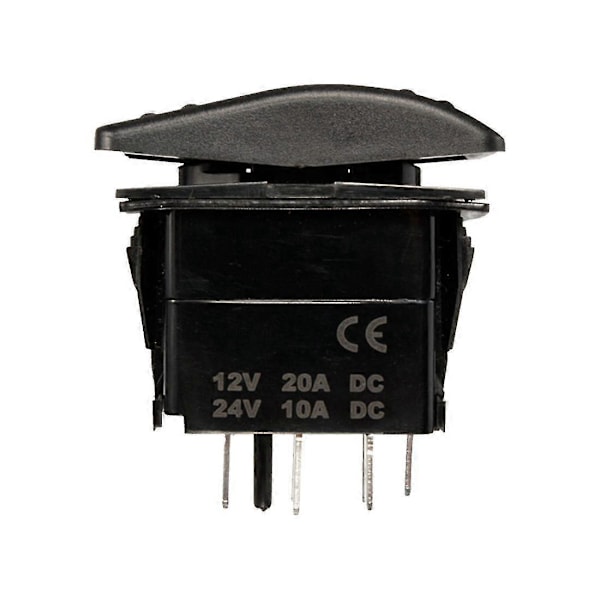 12v 20a Spil Ind Spil Ud On-off-on Vippekontakt 7 Ben Led Blå