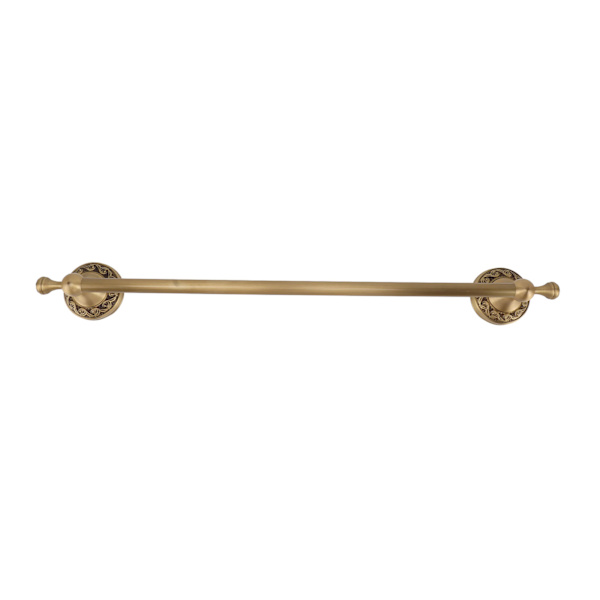 Håndklædeholder til badeværelse 19,7 tommer Robust kobber Elegant retro stil Håndklædeholder med skruer Hexnøgle til hjemmekøkken Antik