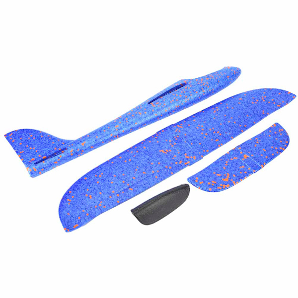 EPP Foam Hand Kasta Flygplan Kasta Segelflygplan Flygplan Barn Utomhusleksak Gåva Blå