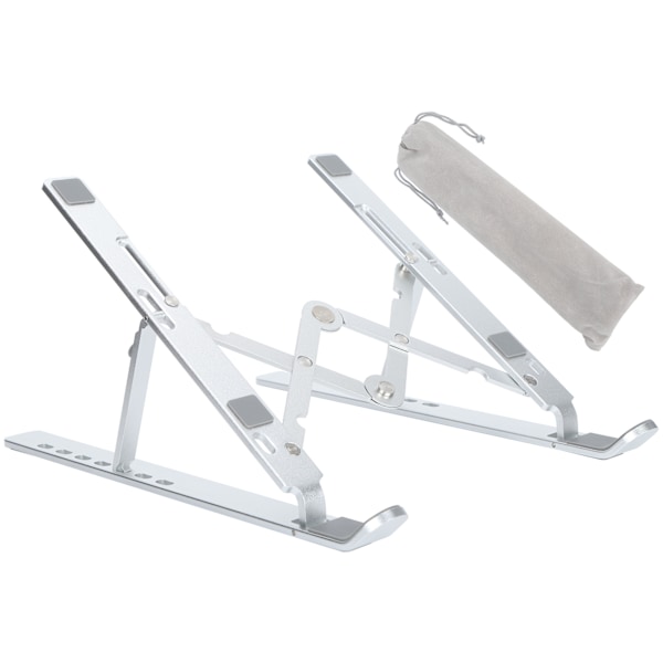 Bærbar computer stand foldbar med AntiSkid Strip Triangular Sturdy Form til 15,6in Under bærbar computer