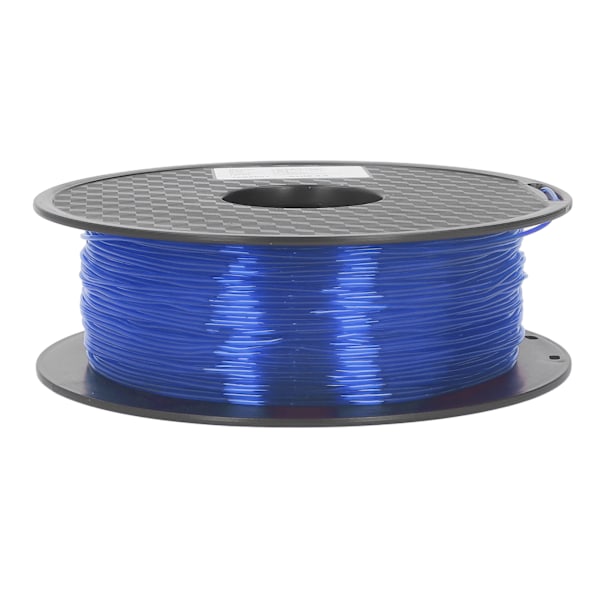 TPU Filament 1,75 mm 1 kg Bundle Clog Free Fleksibel til FDM 3D-printer Forbrugsvarer Klar Blå