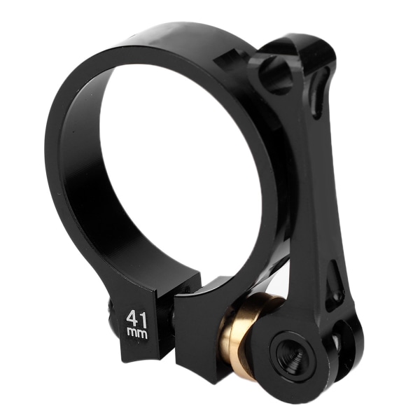 CNC aluminiumlegering Quick Release Cykelsits Rör Clip Cykel Sadelstolps Clamp (svart)