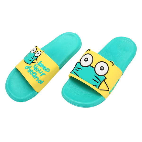 Tofflor för kvinnor PVC Anti Slip Mjuk Andas Söt Duschskor Badrumssandaler för inomhus Hem Strand Grön 40/41