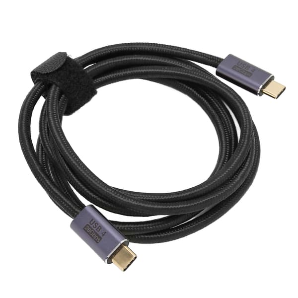 USB 4.0-kabel multifunktionell 20 Gbps höghastighetsöverföring HD 8K 60HZ stöd PD100W Typ C till Typ C-kabel 150 cm
