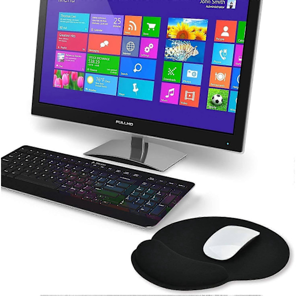 Hiirimatto geelirannetuella, mukavuutta ergonomisella rannetuella