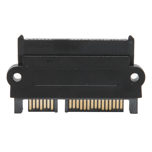 Adapter SAS til SATA port harddisk til bundkort 15PIN konverter SFF8482 sort plastikskal (ShootThrough（10310）)