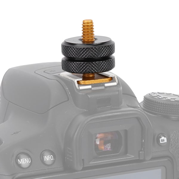 Flash Hot Shoe Adapter Mount - 1/4" stativ skrueholder tilbehør