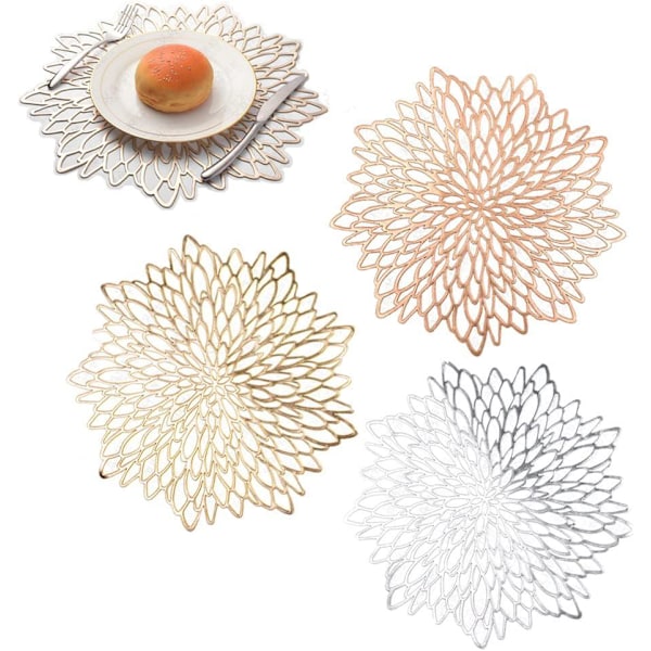 3-osainen tabletti, pronssinen tabletti, ruusukultainen pyöreä tabletti