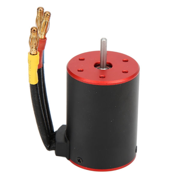3650‑2300KV Vattentät Borstlös Motor med 60A ESC Programmeringskort 4mm Banankontakthållare för 1/8 1/10 RC Bil