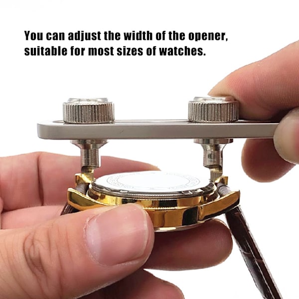 Justerbar Professional Watch Back Case Opener Cover Reparation Wrench Remover Tool (utan spår)