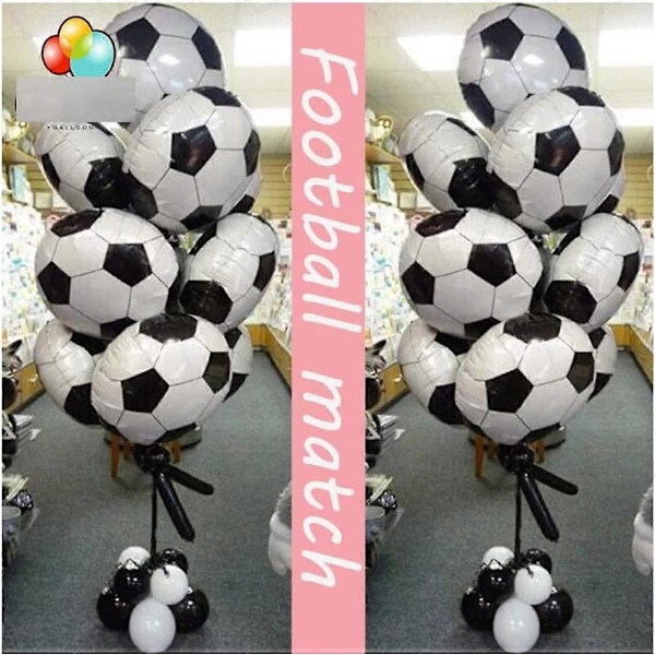 10 st Fotbollsballonger 46 cm VM Dekorationer