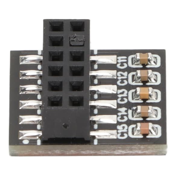 TPM 2.0 Modul 12Pin LPC TPM 2.0 Krypteringssikkerhedsmodul Meget holdbart 12Pin TPM2.0 Modul til Windows til GIGABYTE
