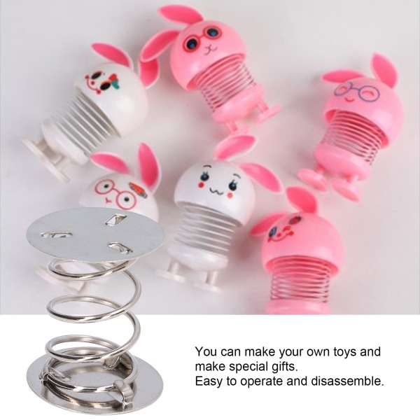 10 stk DIY fjederbase til børns legetøjsdukkegynge - Håndlavet gyngetilbehør