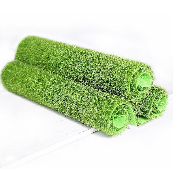 5 KPL Mini Tekonurmi Pieni Neliö Tekonurmi 15x15cm Synteettinen Ruohomatto Neliö Tekonurmi