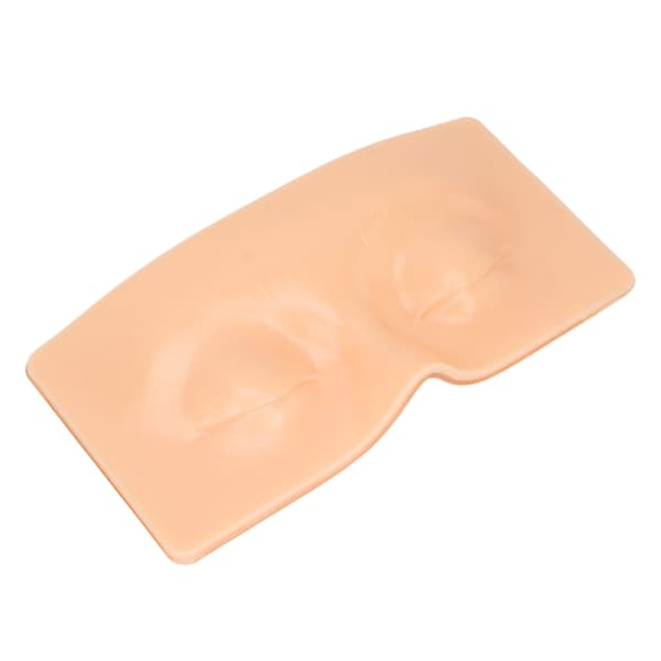 Silikone øvelsesplade Silikone PVC Nem rengøring 3D øjenmakeup øvelsesplade til træning