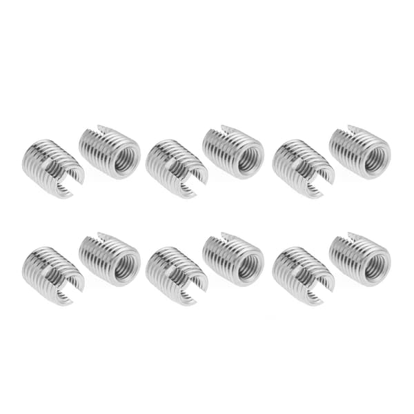20 stk. rustfrit stål SUS303 selvskærende gevindindsats M8 x 15 mm