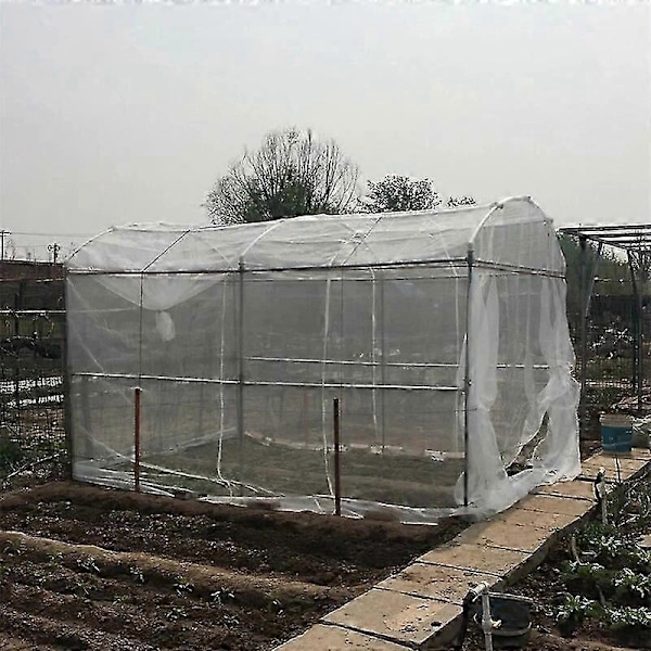 Plante Grønnsaker Insektbeskyttelsesnett Hage Fruktpleie Deksel Frukt Beskyttelsesnett Drivhus Skadedyrbekjempelse Anti-fugl Mesh Nett 60Mesh1.5x15m