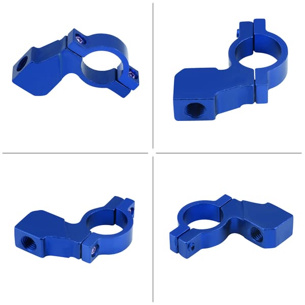 10 mm motorcykel bakspejl beslag styr montering spejl adapter holder klemme blå