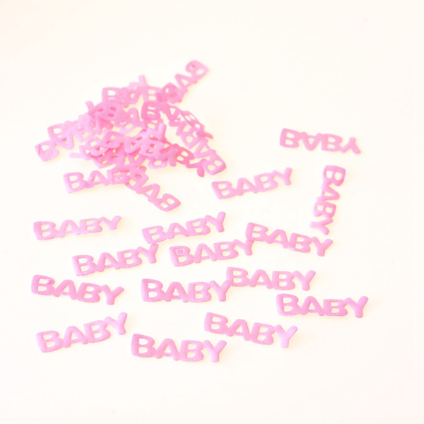 100 stk / pose DIY konfetti til babyshower bursdagsfest dekorasjon (#4)
