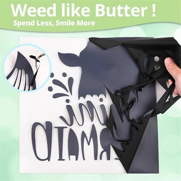 HTV Värmeöverföring Vinyl Set - För DIY T-shirts av tyg