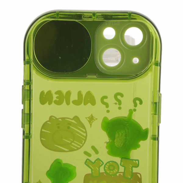 Phone case Silikoni Pehmeä peilijalusta Kirkas print Phone case nauhalla IOS Vihreä IOS 13:lle