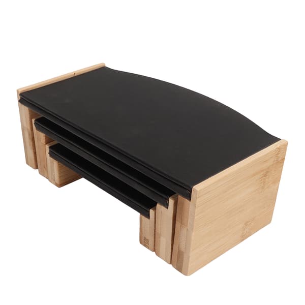 3 Stykker Smykke Display Stand Sæt Smykke Display Risers til Øreringe Ringe Halskæder Armbånd