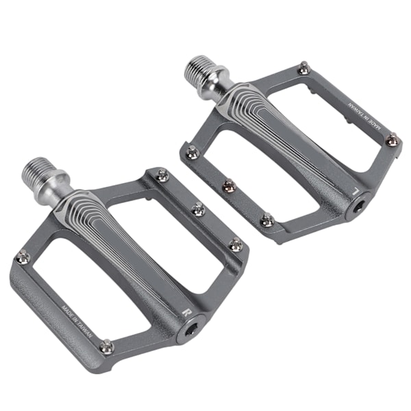 Enlee cykelpedaler i aluminiumlegering DU-lager cykelplattformspedal för landsvägscyklar i titan