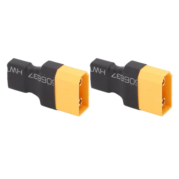 2 stk XT90 Han til T Hun Adapter Standard XT90 Han til T Hun Stik til RC Bil Fly Skib Modeller
