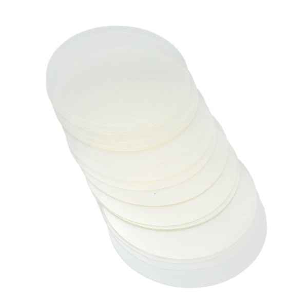 200 ark Transparent Badge Film Hållbar Klar PVC Multi Purpose Badge Skyddsfilm för Craft DIY-skydd 75MM / 3.0in