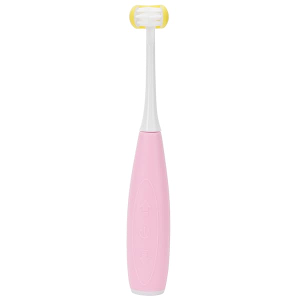 Sonic eltandborste för barn USB-laddning elektrisk tandborste för barn över 3 år Rosa+Gul