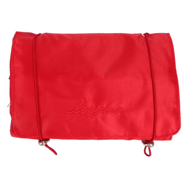 Löstagbar kosmetisk väska 4 i 1 multifunktionell avtagbar bärbar hängande organizer för dusch Röd