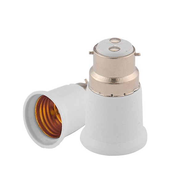 Pæresokkel Konverter, Lys Sokkel Konverter B22 til E27 Pære Skrue Pære Adapter Lampe Sokkel Holder 4 stk
