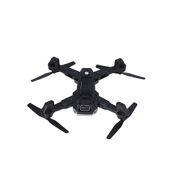 RC Quadcopter leksak hopfällbar hinderundvikande 4K HD Dual Camera Quadcopter för över 14 Svart Tre batterier