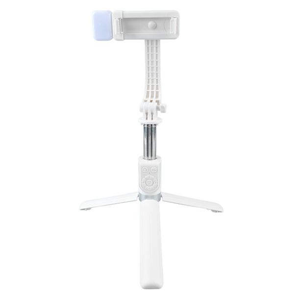 Selfie Stick-telefonstativ Bluetooth-knap, der kan trækkes ud alt i én telefonstativ til Vlog Live Streaming