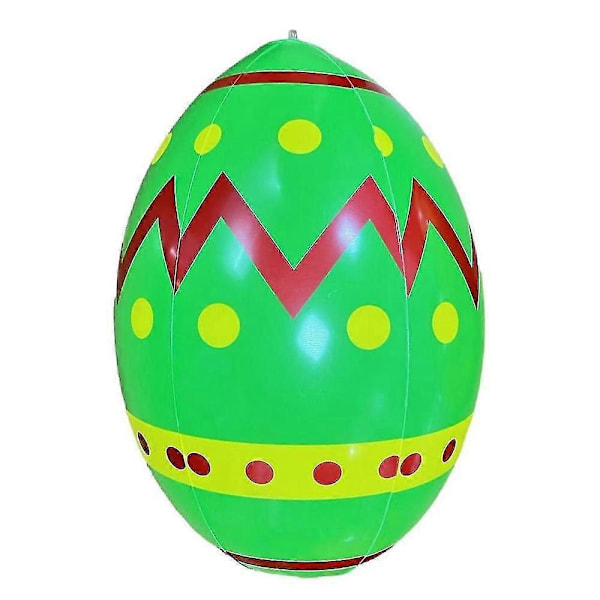 Påskdekorationer Påsk 60cm Utomhus Påsk Uppblåsbar Dekorerad Boll Jätte Påsk Uppblåsbar Boll Påsk Gårdsdekorationer B