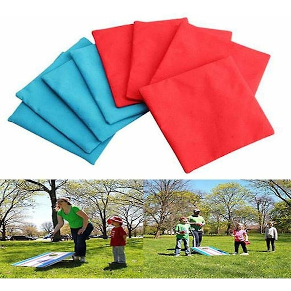 Utendørs Cornhole Bean Bags Set - 8 Holdbare Cornhole Bags for Cornhole Game Training