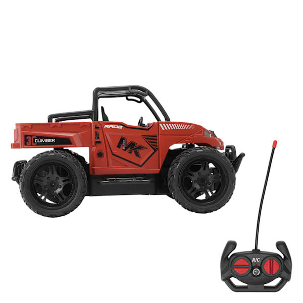 1/16 Fjärrstyrd bil 2.4GHZ Simulerade ljudeffekter 1/16 RC bil med ljus för över 3 år gammal orange röd