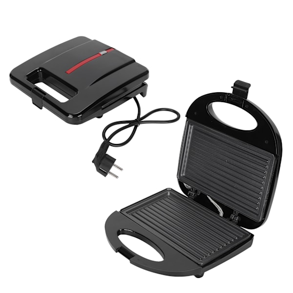 Grill Maker Dobbeltsidet Opvarmning Multifunktionel Panini Press Husholdningsartikler EU Stik 220V