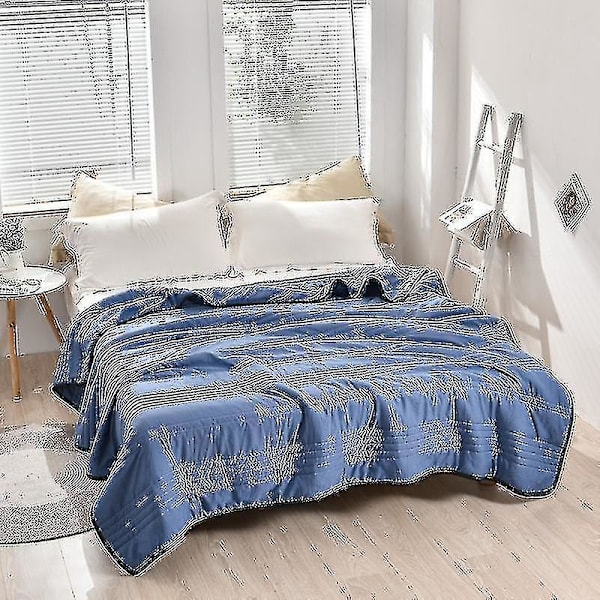 Ultrasoft Kølende Tæppe til Dobbelt Twin Senge - Lilla, 180 x 220 cm