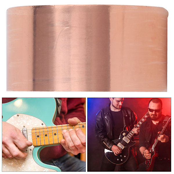 Kopparfolietejp Enledare Avskärmning Ledande för Elektrisk Gitarr EMI Avskärmning (10 meter)