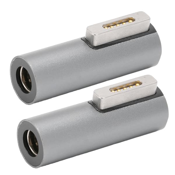 2 STK Magnetisk T-spidsadapter DC hun til Magsafe 2 Maksimal understøttelse 5A 18,5-20V PD Magnetisk adapter til IOS bærbar computer