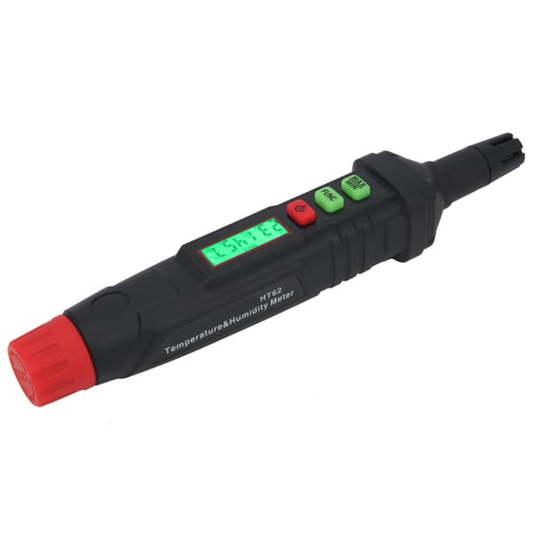 HT62 Digital Termometer Hygrometer Portabel Temperatur Luftfuktighet Daggpunkt Testare