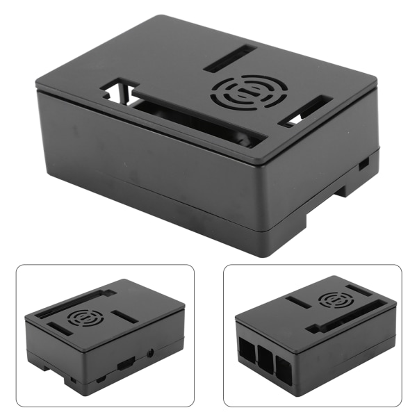 Case Raspberry Pi 4 Shell -kuorelle RPi 4B -kosketusnäytölle, jossa on jäähdytystuulettimen tietokoneen lisävarusteet (case jäähdytystuuletin)